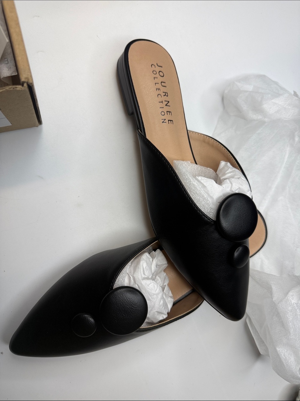 Journee Collection Women's Mallorie Slip On Mules Size 8.5 - Picture 6 of 7